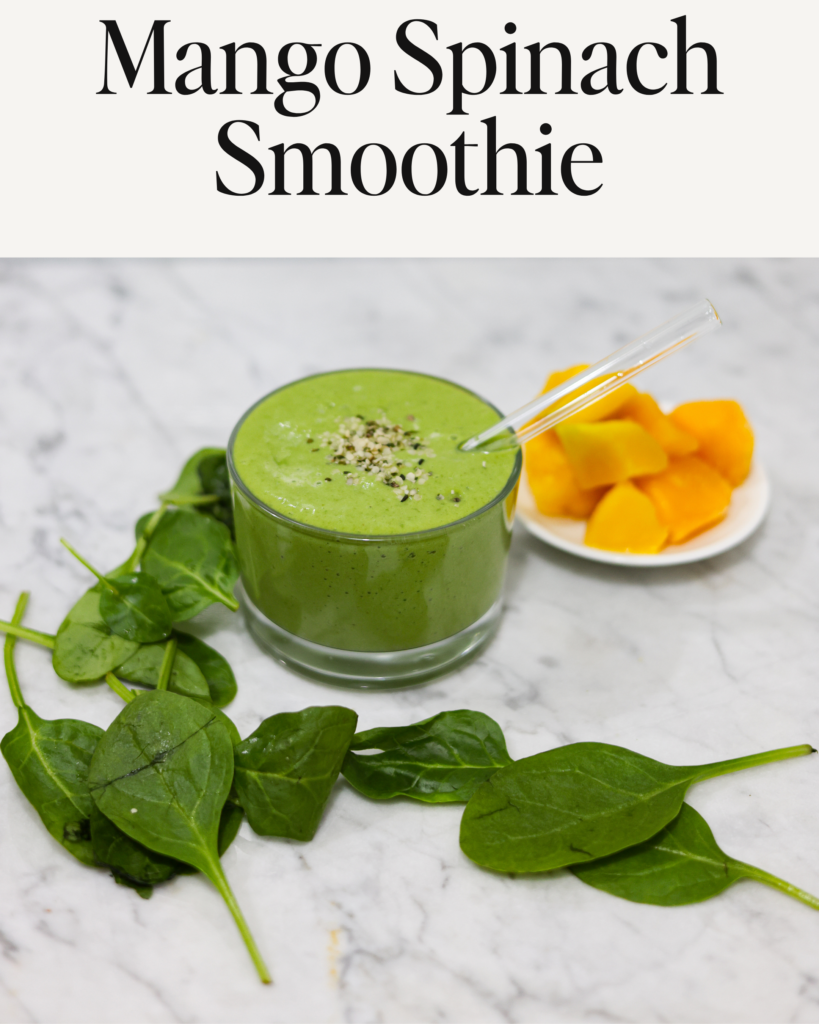 Mango Spinach Smoothie