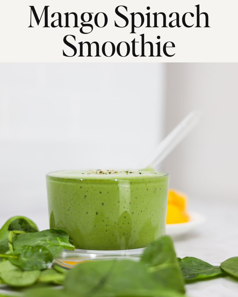 Mango Spinach Smoothie