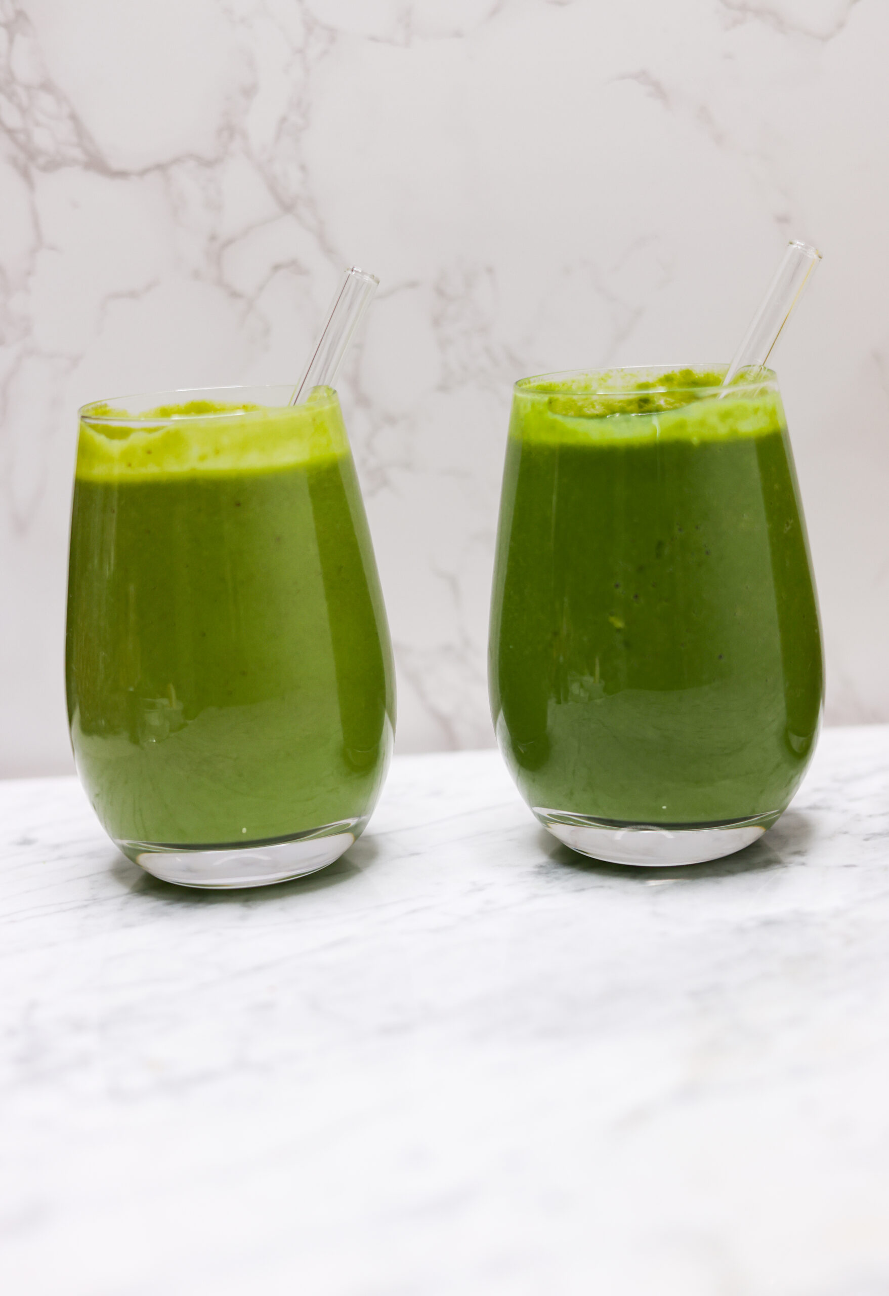 Kale and spinach smoothie