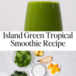 Island Green Tropical Smoothie Aloha! Island Green Smoothie Bliss Say goodbye to dull mornings and hello to the Island Green Tropical Smoothie! Bursting with vibrant fruit flavors and nutritious greens, you'll feel like you're on a tropical getaway in every sip! Get ready to taste sunshine and pack the vitamins your body craves. Don't miss out - Get the recipe! : https://thefiercelifestyle.com/island-green-tropical-smoothie-recipe/