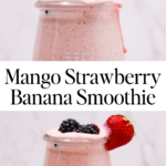 Mango Strawberry Banana Smoothie