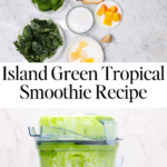 Island Green Tropical Smoothie Aloha! Island Green Smoothie Bliss Say goodbye to dull mornings and hello to the Island Green Tropical Smoothie! Bursting with vibrant fruit flavors and nutritious greens, you'll feel like you're on a tropical getaway in every sip! Get ready to taste sunshine and pack the vitamins your body craves. Don't miss out - Get the recipe! : https://thefiercelifestyle.com/island-green-tropical-smoothie-recipe/