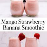 Mango Strawberry Banana Smoothie