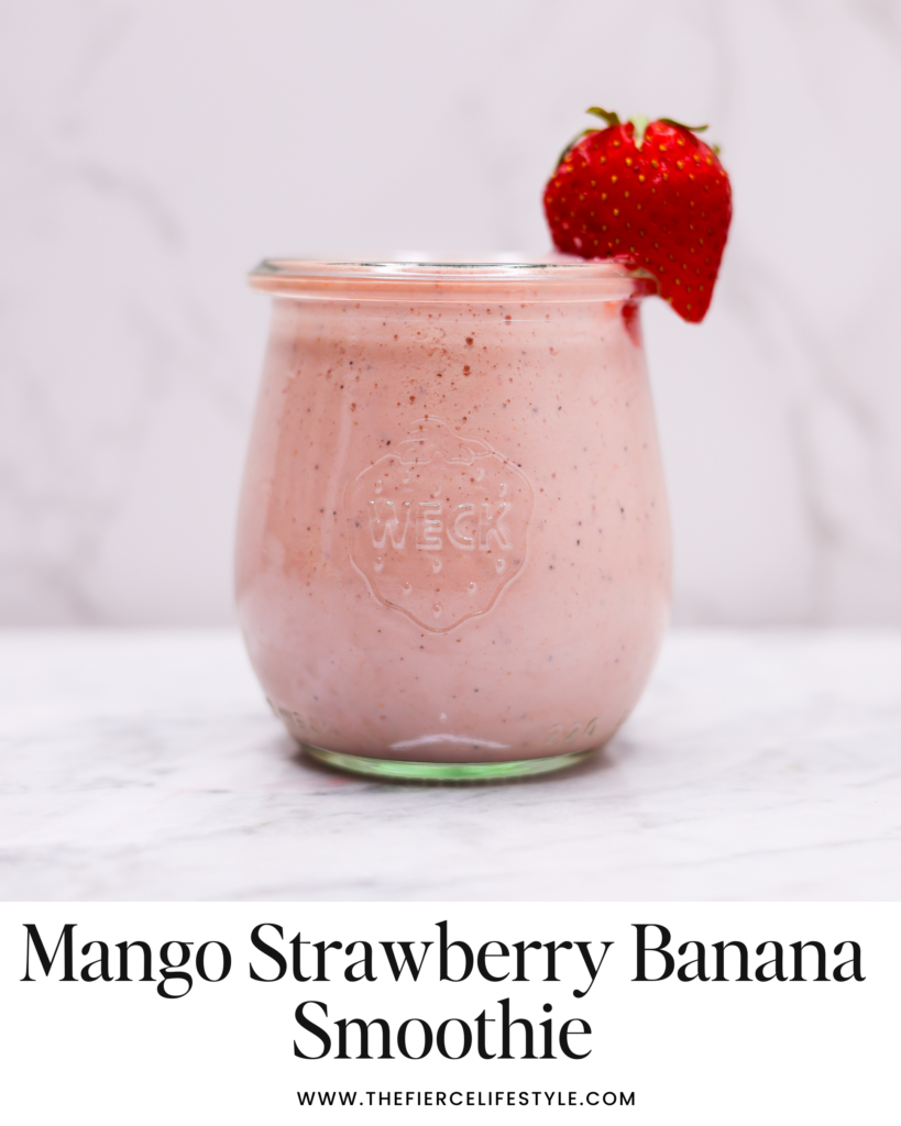 Mango Strawberry Banana Smoothie