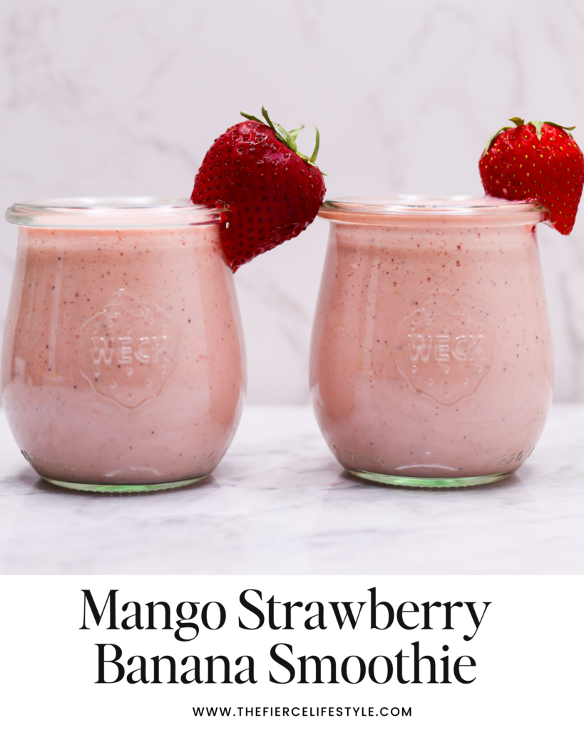 Mango Strawberry Banana Smoothie