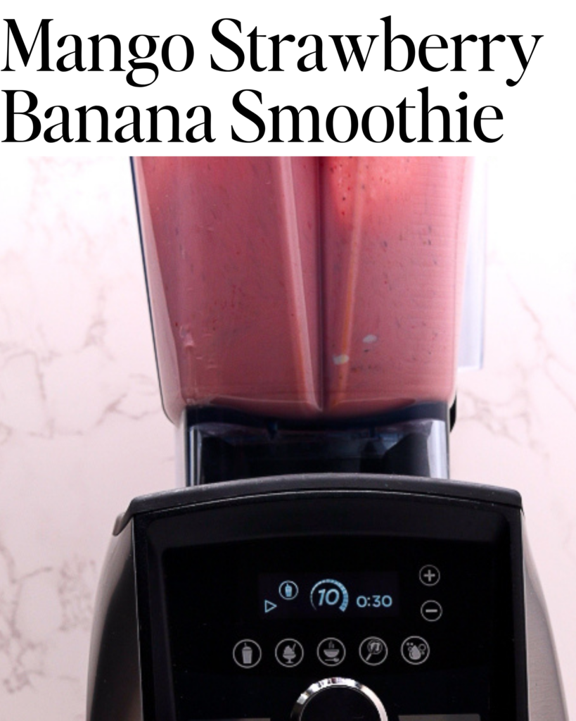 Mango Strawberry Banana Smoothie