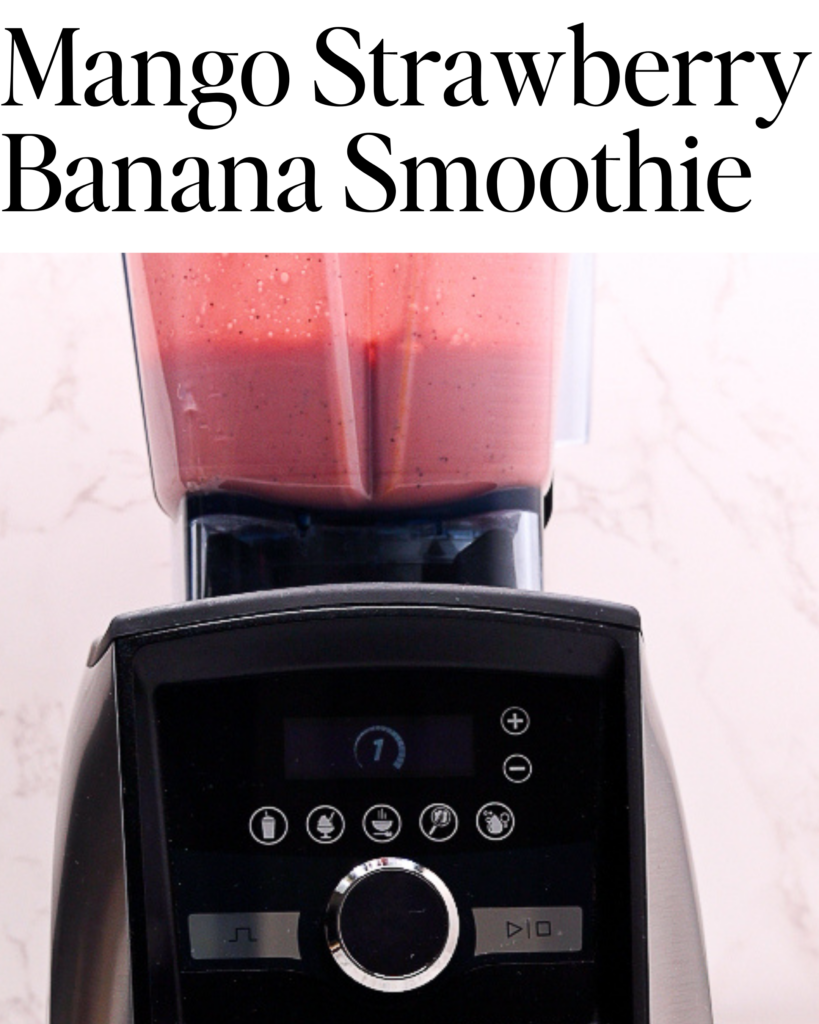 Mango Strawberry Banana Smoothie