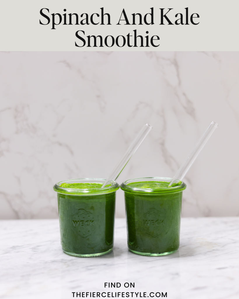 Spinach And Kale Smoothie